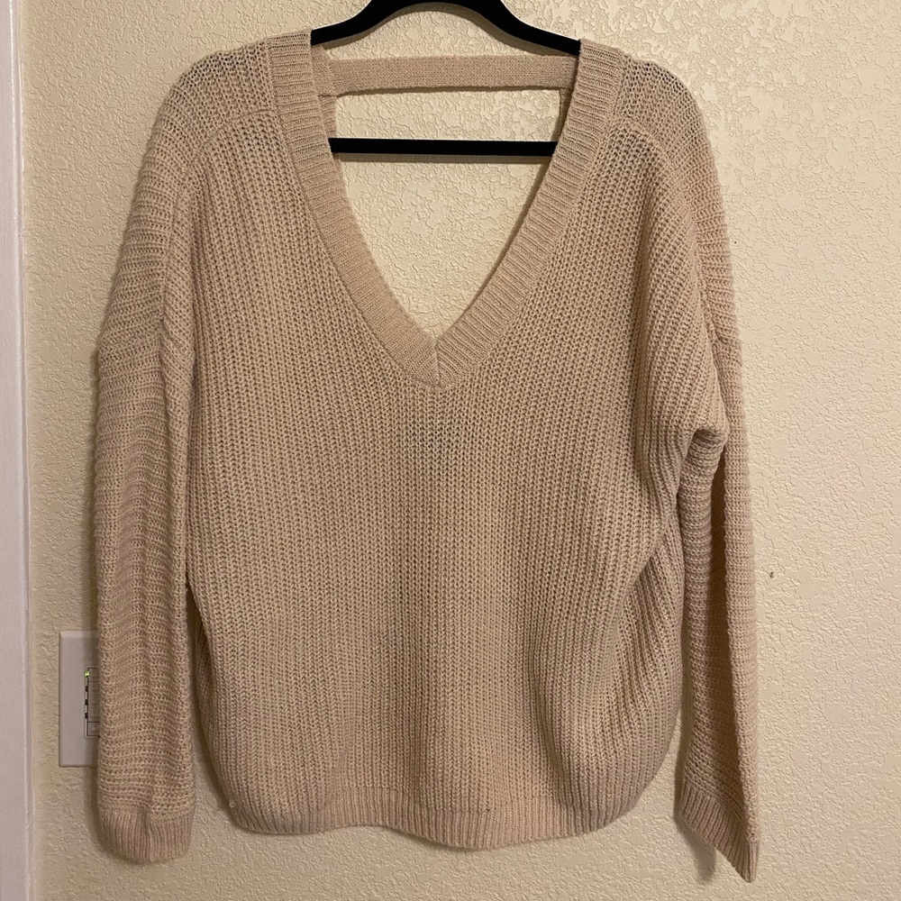 CREAM // knit sweater